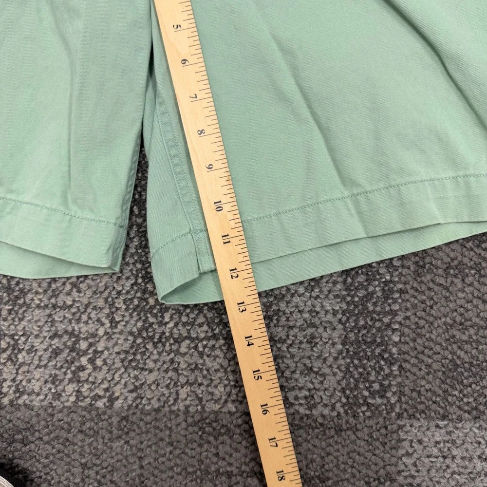 Polo Ralph Lauren Relaxed Fit Shorts Mens 36 Green Solid Cotton Chino Twill